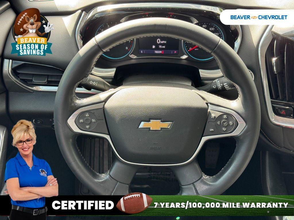 used 2020 Chevrolet Traverse car, priced at $19,632