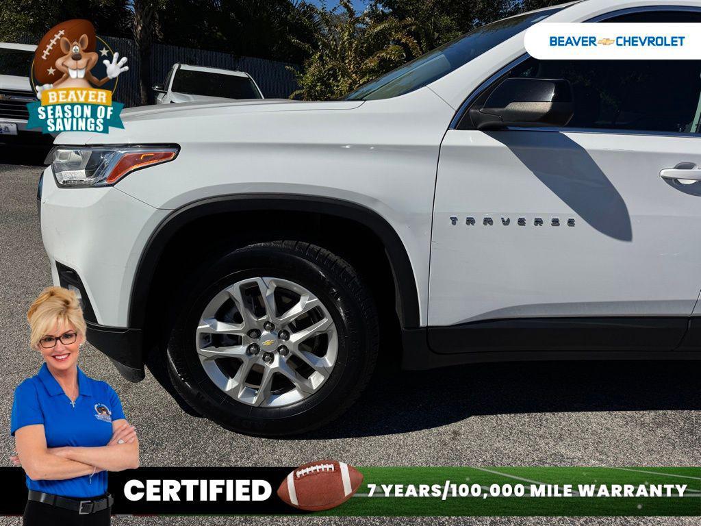 used 2021 Chevrolet Traverse car, priced at $23,620