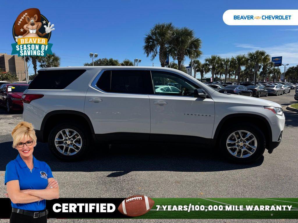 used 2021 Chevrolet Traverse car, priced at $23,620