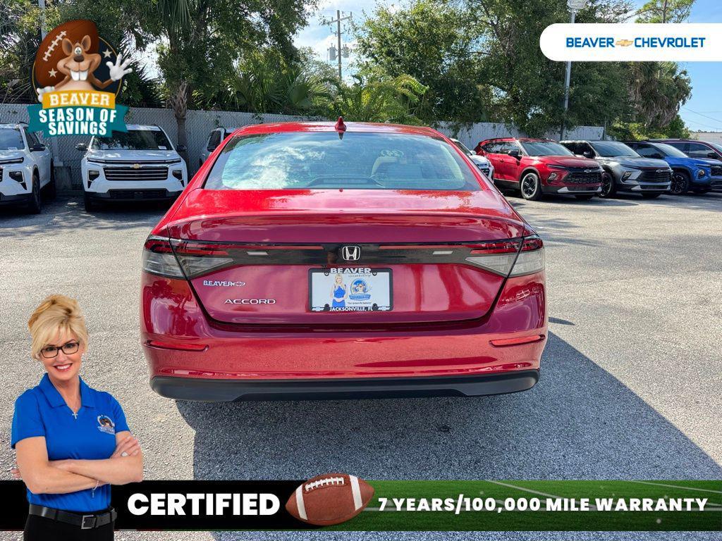 used 2024 Honda Accord car, priced at $24,491