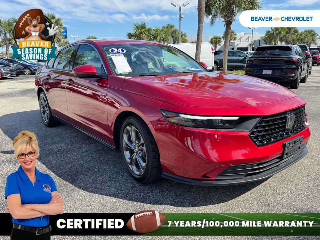 used 2024 Honda Accord car, priced at $24,491