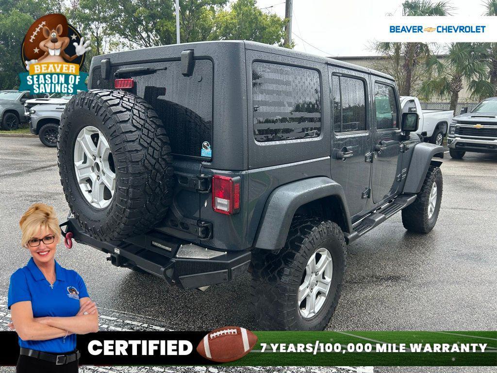 used 2018 Jeep Wrangler JK Unlimited car, priced at $23,889