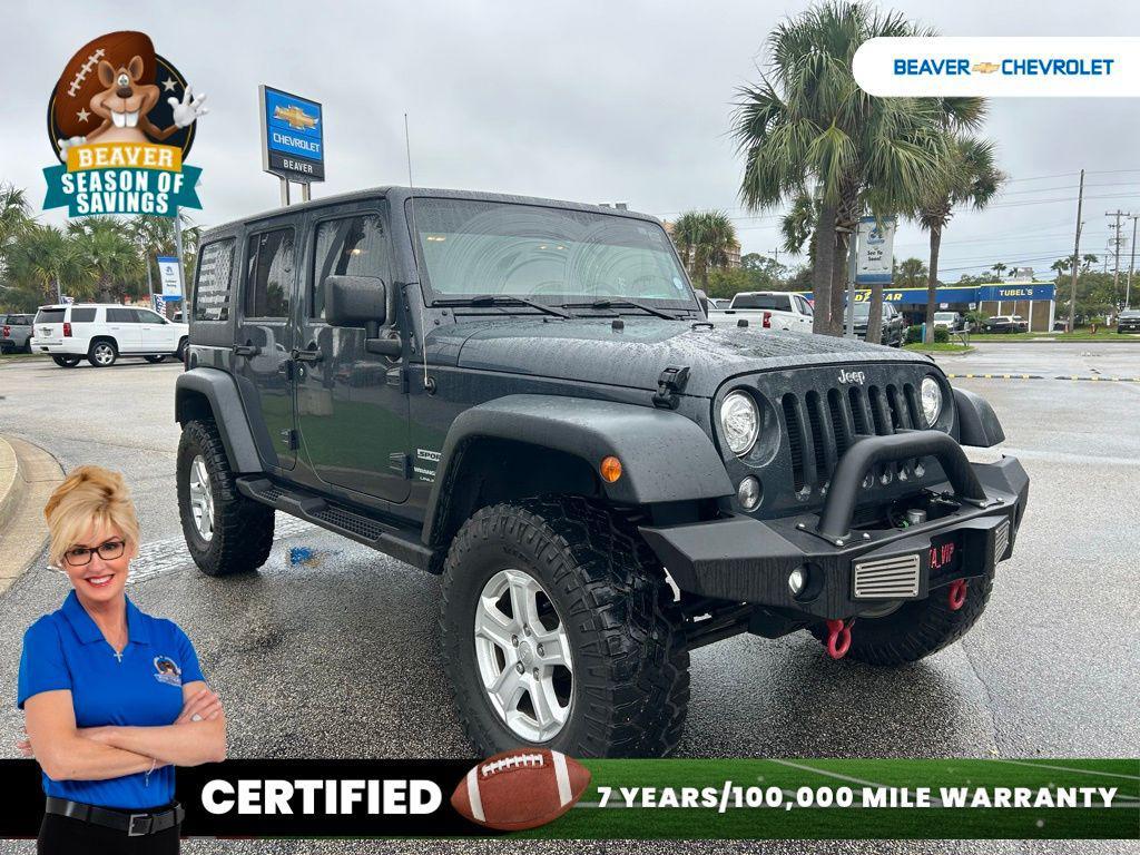 used 2018 Jeep Wrangler JK Unlimited car, priced at $23,889