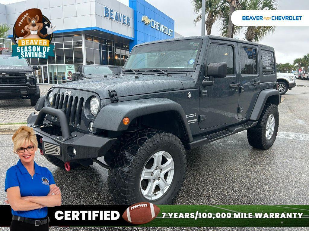 used 2018 Jeep Wrangler JK Unlimited car, priced at $23,889