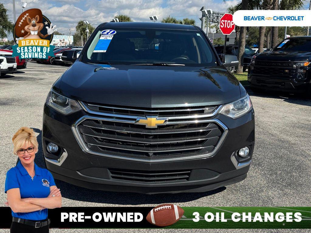 used 2021 Chevrolet Traverse car, priced at $19,403