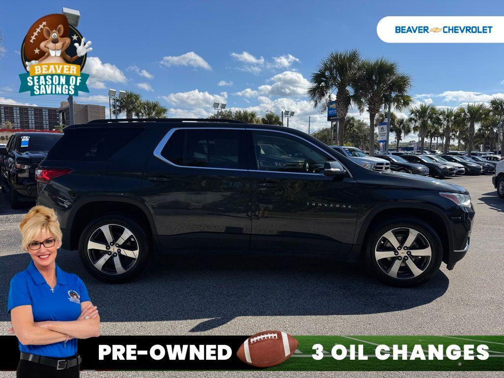 used 2021 Chevrolet Traverse car, priced at $19,403