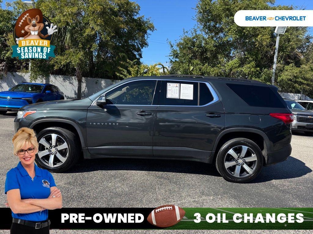 used 2021 Chevrolet Traverse car, priced at $19,403