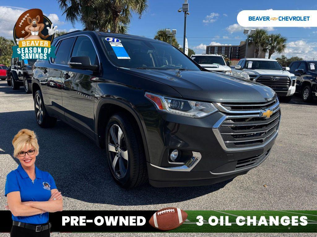 used 2021 Chevrolet Traverse car, priced at $19,403