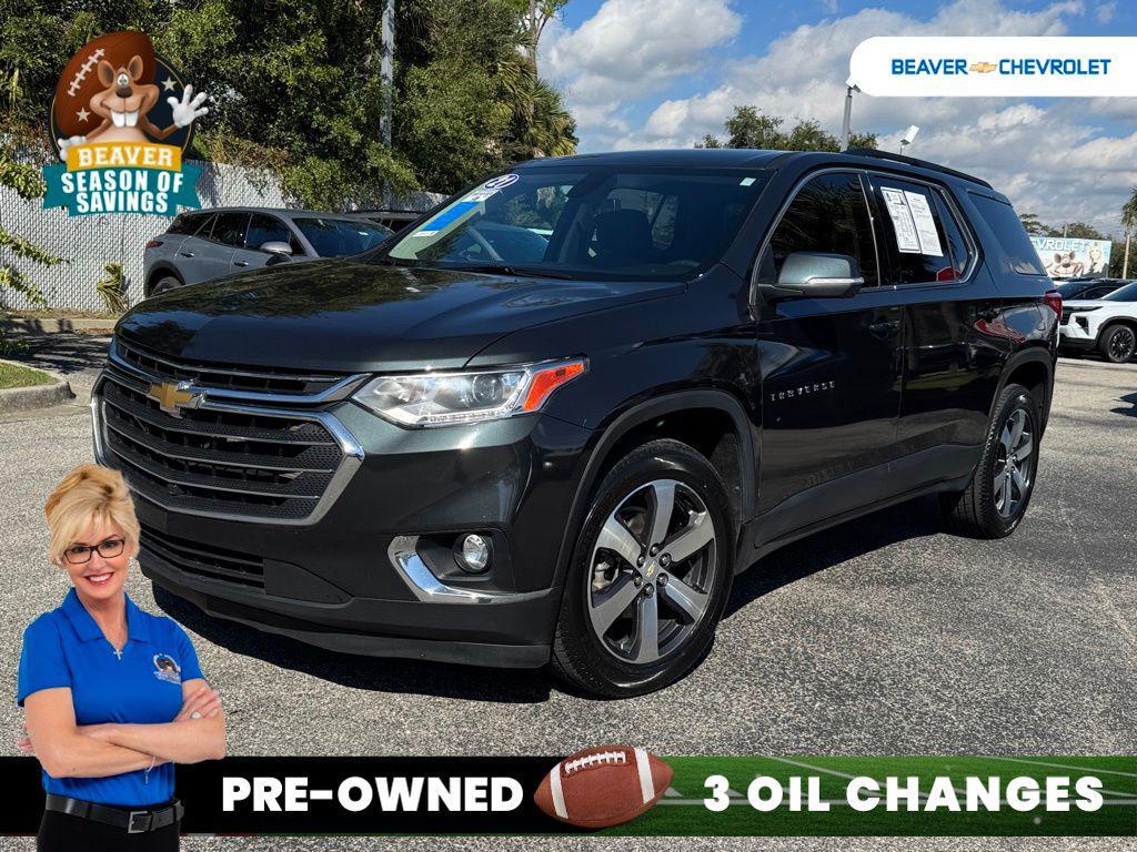 used 2021 Chevrolet Traverse car, priced at $19,403