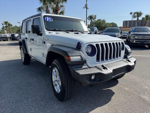 used 2021 Jeep Wrangler Unlimited car, priced at $24,703