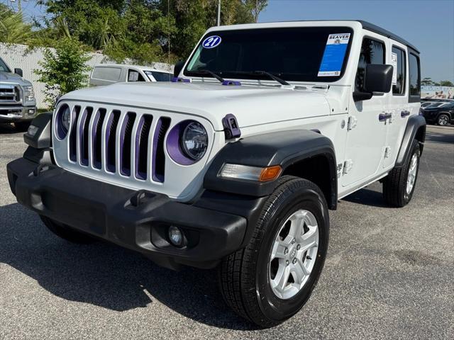 used 2021 Jeep Wrangler Unlimited car, priced at $24,703