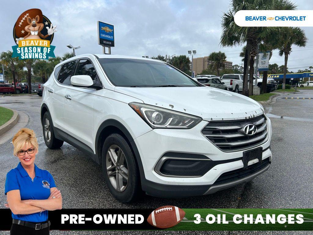 used 2018 Hyundai Santa Fe Sport car, priced at $15,000