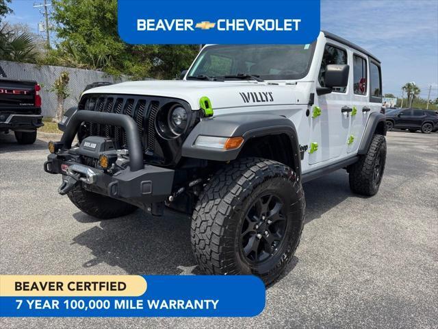 used 2021 Jeep Wrangler Unlimited car, priced at $33,976
