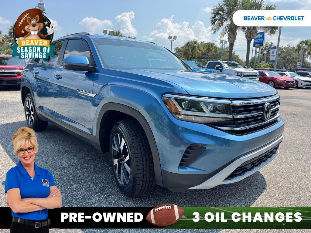 used 2020 Volkswagen Atlas Cross Sport car, priced at $18,777