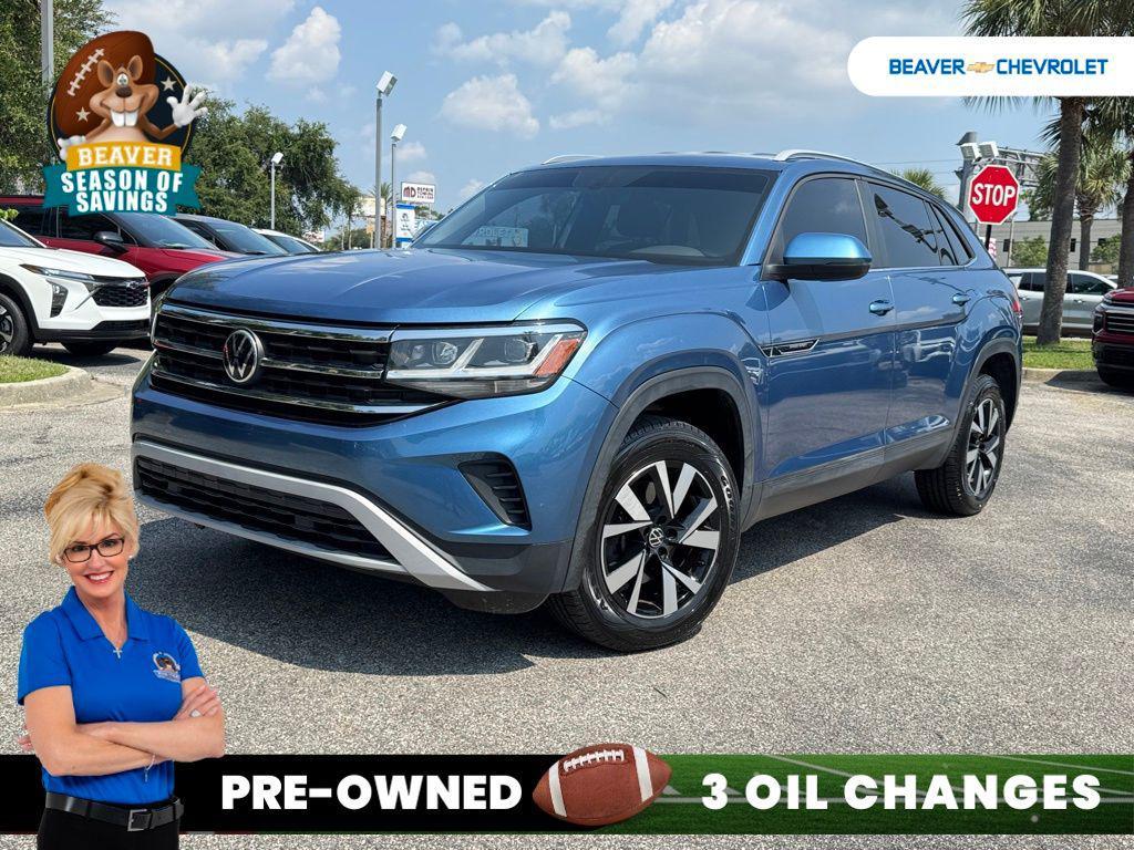 used 2020 Volkswagen Atlas Cross Sport car, priced at $18,777