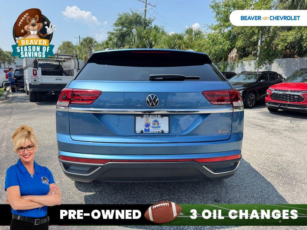 used 2020 Volkswagen Atlas Cross Sport car, priced at $18,777
