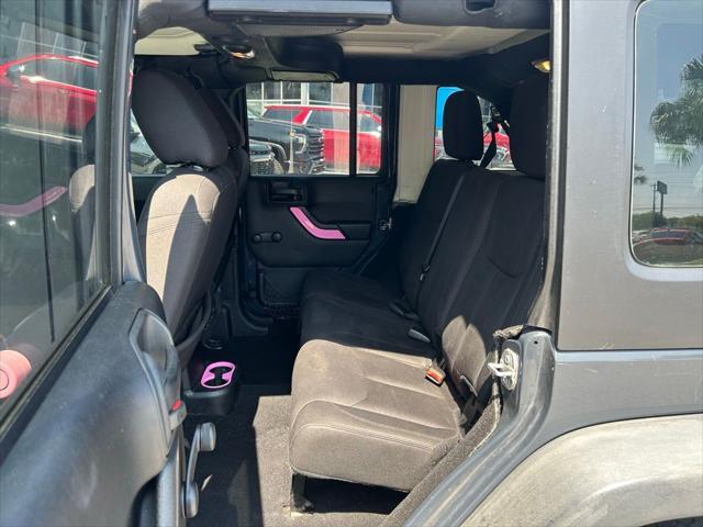used 2017 Jeep Wrangler Unlimited car, priced at $17,352