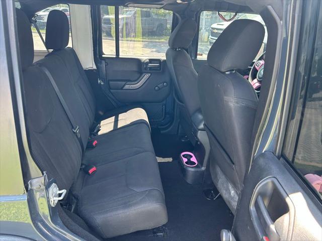 used 2017 Jeep Wrangler Unlimited car, priced at $17,352