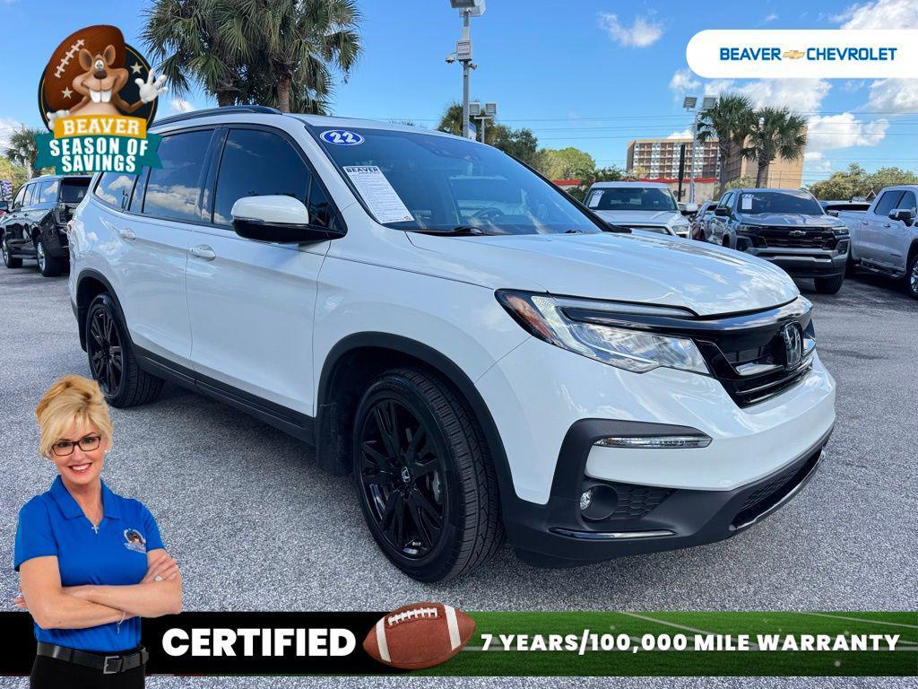 used 2022 Honda Pilot car, priced at $37,777