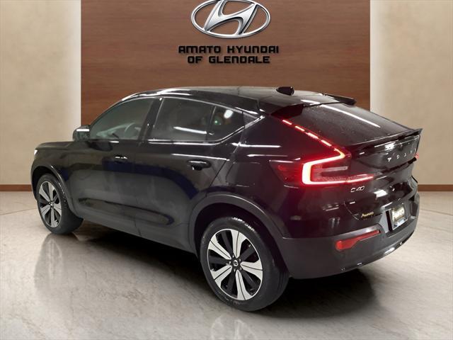 used 2023 Volvo C40 Recharge Pure Electric car, priced at $17,995