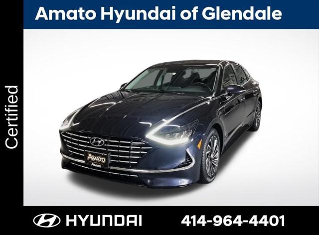 used 2022 Hyundai Sonata Hybrid car, priced at $22,500