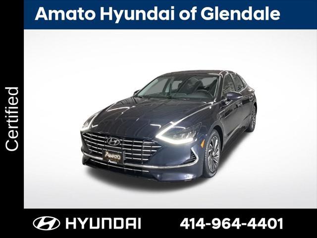 used 2022 Hyundai Sonata Hybrid car, priced at $22,500