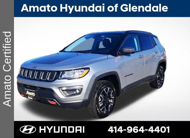 used 2021 Jeep Compass car, priced at $20,400