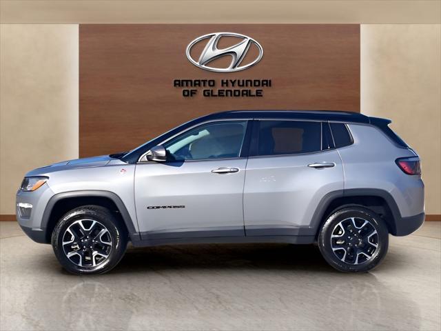 used 2021 Jeep Compass car, priced at $19,490