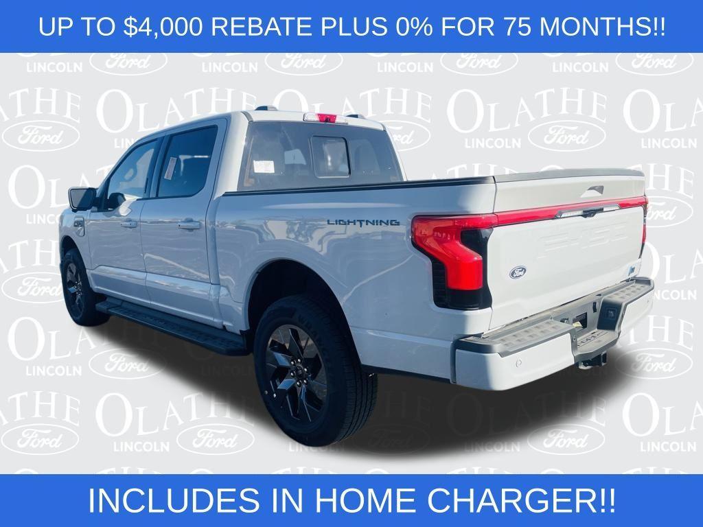 new 2024 Ford F-150 Lightning car, priced at $74,590