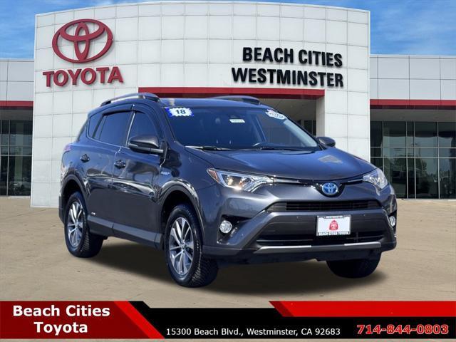 used 2018 Toyota RAV4 Hybrid car, priced at $20,999