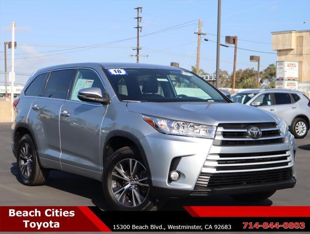 used 2018 Toyota Highlander car, priced at $22,699