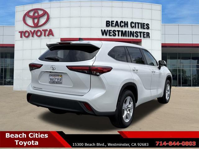 used 2023 Toyota Highlander car, priced at $37,885