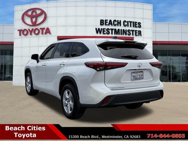 used 2023 Toyota Highlander car, priced at $37,885