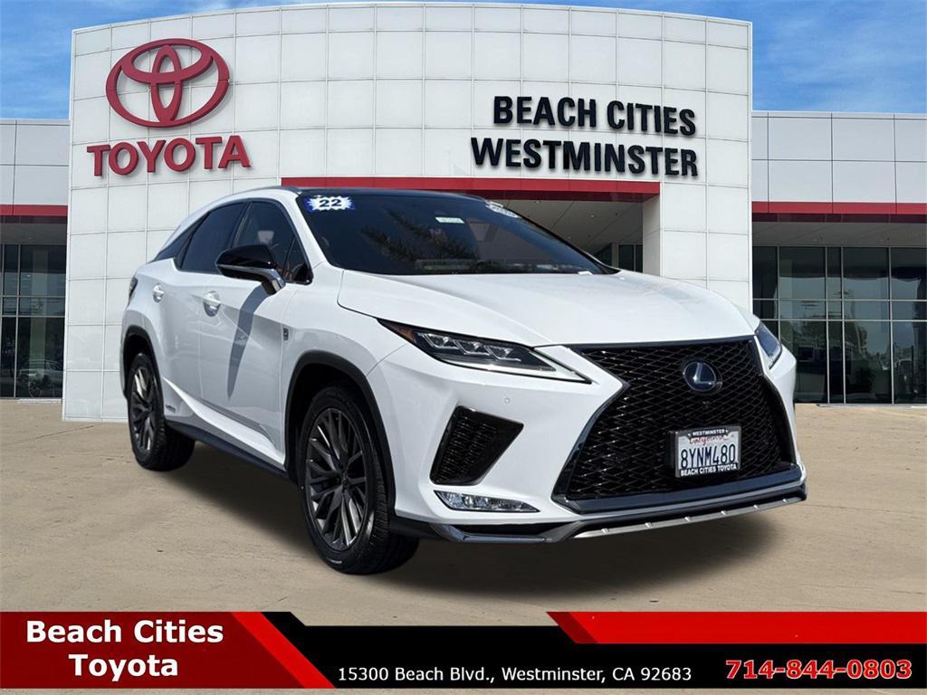 used 2022 Lexus RX 450h car, priced at $46,833