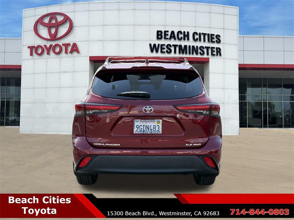used 2023 Toyota Highlander car, priced at $37,986