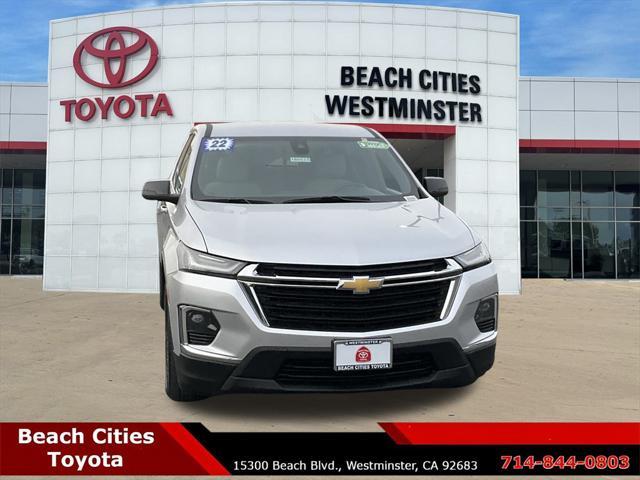 used 2022 Chevrolet Traverse car, priced at $25,999