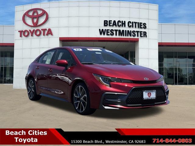 used 2022 Toyota Corolla car, priced at $21,283