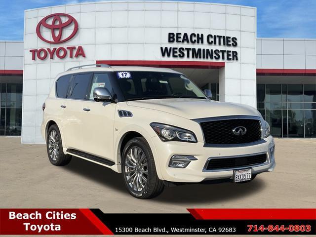 used 2017 INFINITI QX80 car, priced at $19,999