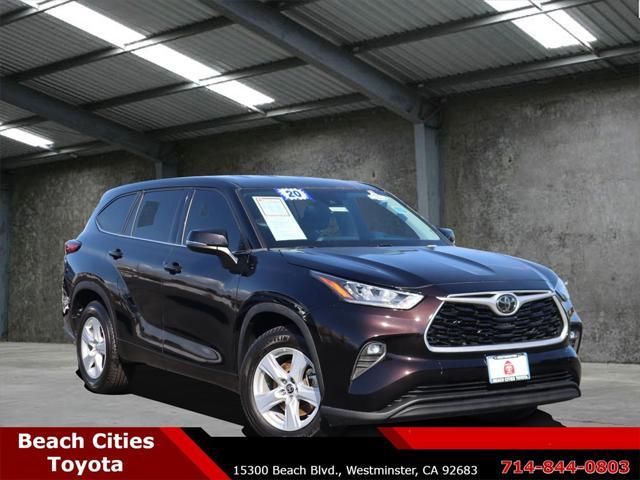 used 2020 Toyota Highlander car, priced at $26,975