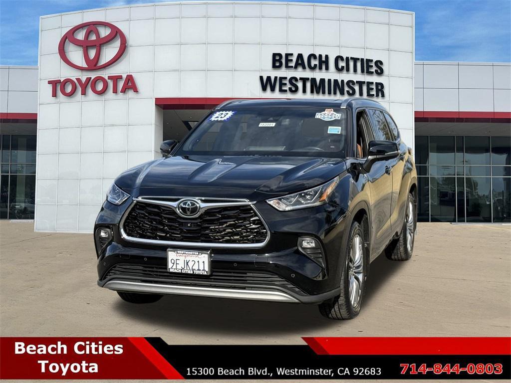 used 2023 Toyota Highlander car, priced at $26,573