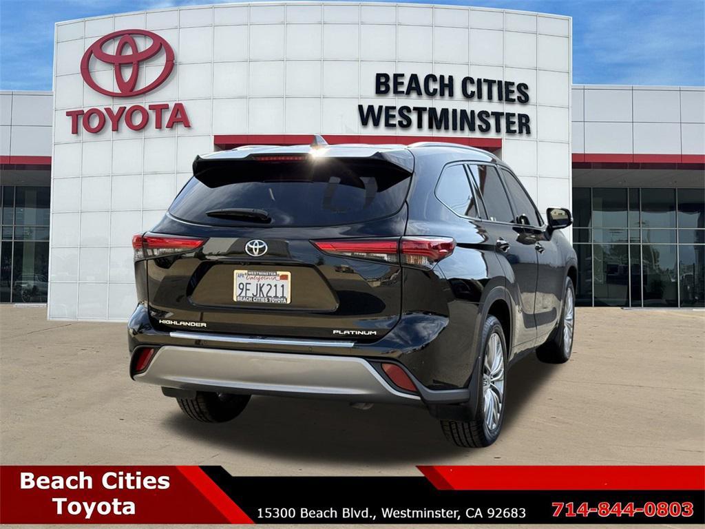 used 2023 Toyota Highlander car, priced at $26,573
