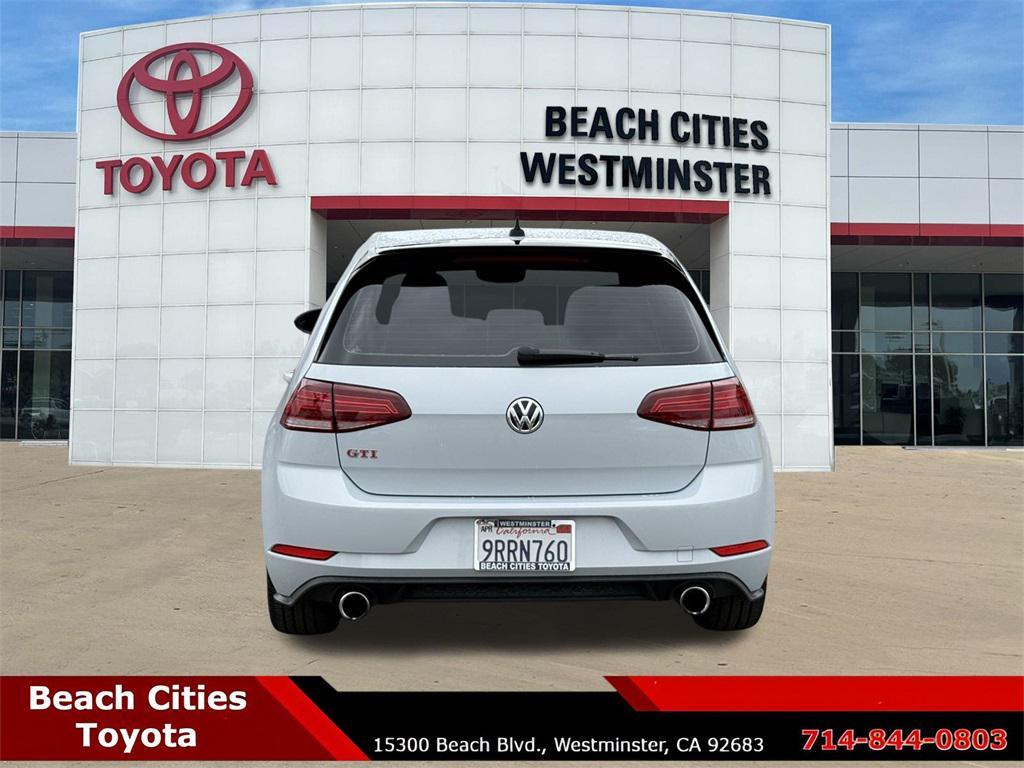 used 2021 Volkswagen Golf GTI car, priced at $23,371