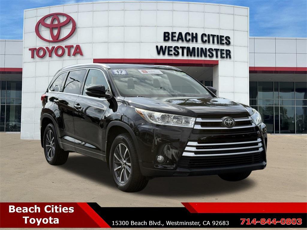 used 2017 Toyota Highlander car, priced at $20,420