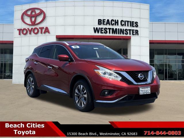 used 2016 Nissan Murano car, priced at $13,500
