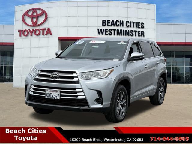 used 2018 Toyota Highlander car, priced at $25,888