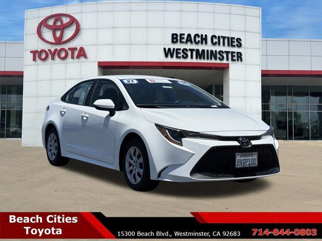 used 2021 Toyota Corolla car, priced at $20,999