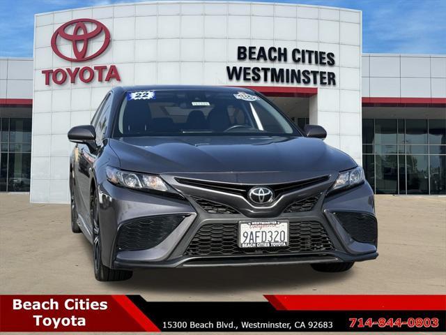 used 2022 Toyota Camry car, priced at $18,999