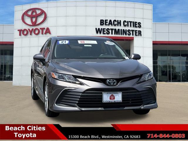 used 2021 Toyota Camry car, priced at $22,729