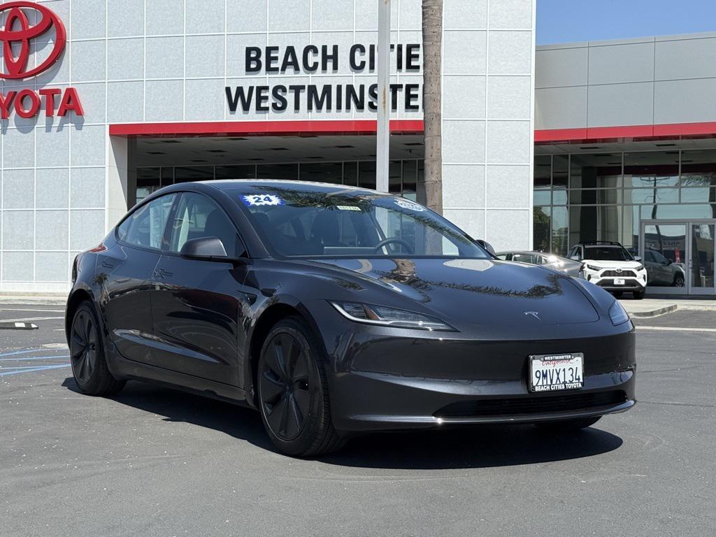 used 2024 Tesla Model 3 car, priced at $31,561