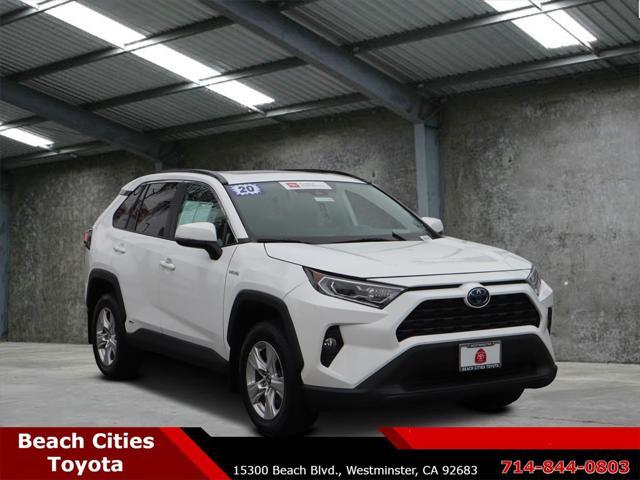 used 2020 Toyota RAV4 Hybrid car, priced at $23,852